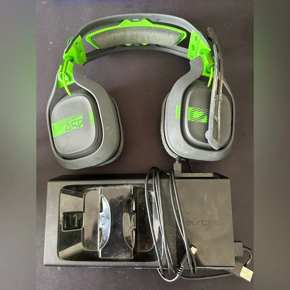 USED Astro A50 Wireless Gaming Headset With Base Station
